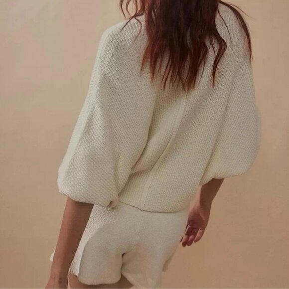 Free People Primavera Skort Sweater Set in Ivory Large NWT - Picture 3 of 10